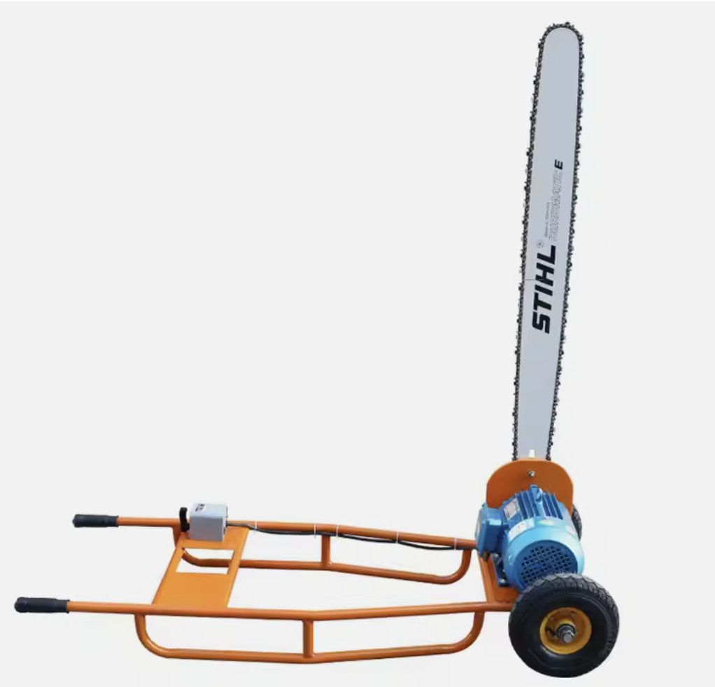 professional log slaher wood cutting chainsaw machine