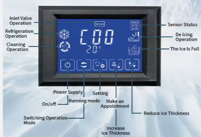 Commercial Ice Maker Machine - 300kg, 400kg, 500kg Cube Ice Production