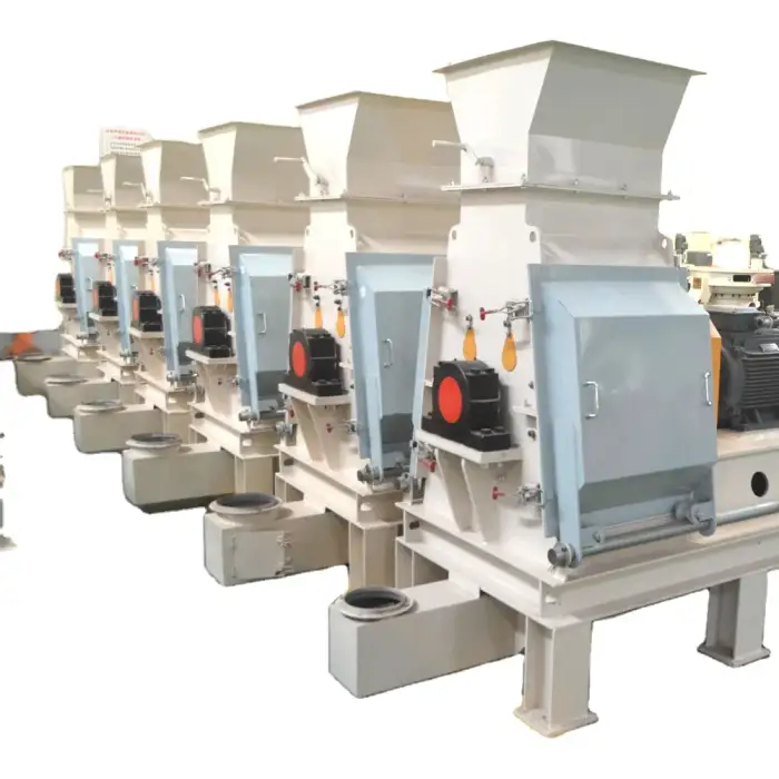 Double Rotor Grinding Hammer Mill Machine