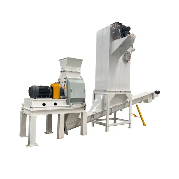 Double Rotor Grinding Hammer Mill Machine