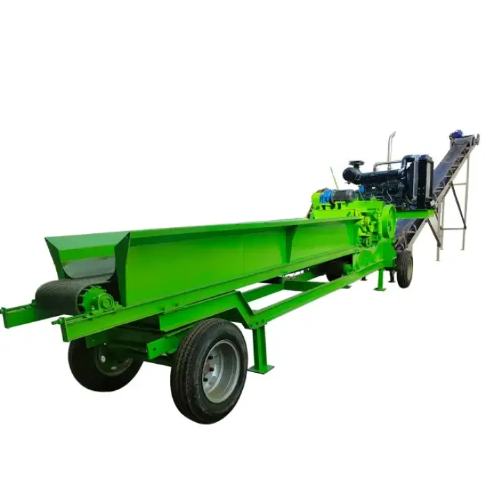 Comprehensive Mobile Small Wood Branch Timber Crusher