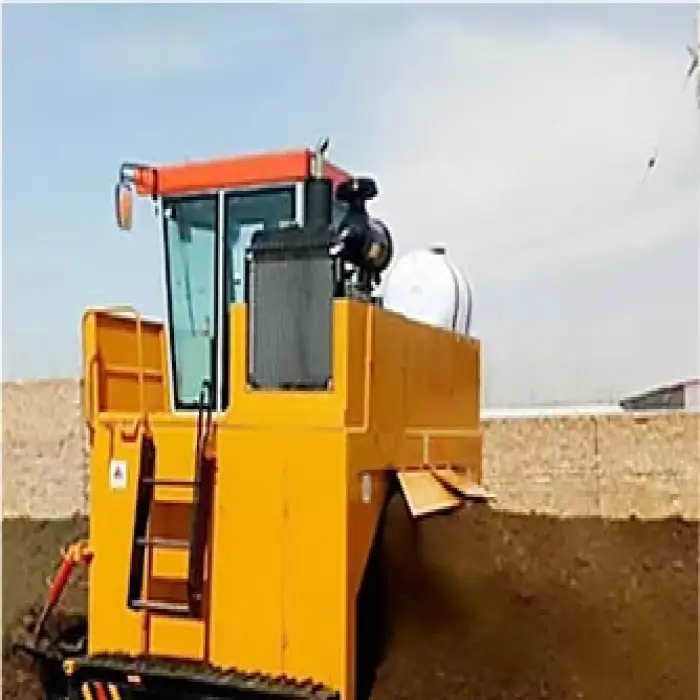 Mushroom compost turning machine Livestock Cattle Dung Compost Mixer turner Poultry Manure ferment turning machine