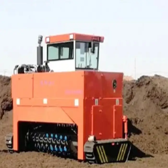 Mushroom compost turning machine Livestock Cattle Dung Compost Mixer turner Poultry Manure ferment turning machine