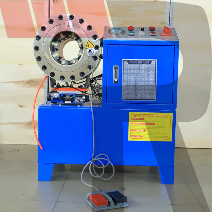 4SP 2-Inch Hydraulic Crimper Press - Rubber Product Making Machinery for Hose Crimping and Pressing