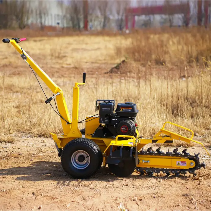 7hp CE EPA Gasoline Engine Mini Line Irrigation Trencher