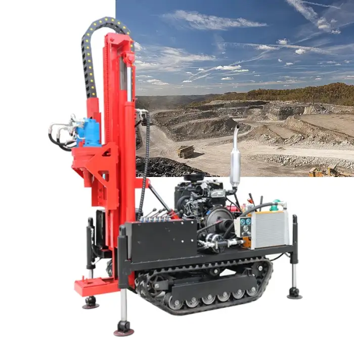 Dual power head water well drilling rig