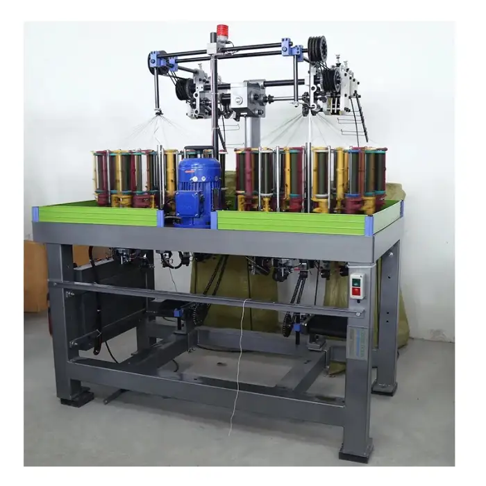 Spindle Round Sneaker Lace Making Machine - High-Speed Braiding Machine for Fishing Line and Traction Rope