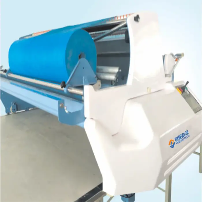 Fabric cloth garment apparel spreading machine apply to woven composite non-elastic rolled fabrics