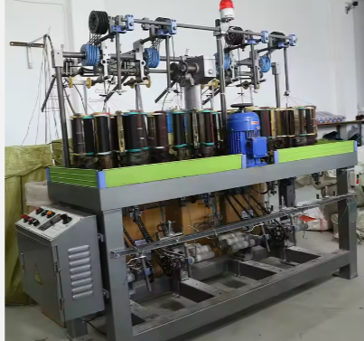 Spindle Round Sneaker Lace Making Machine - High-Speed Braiding Machine for Fishing Line and Traction Rope