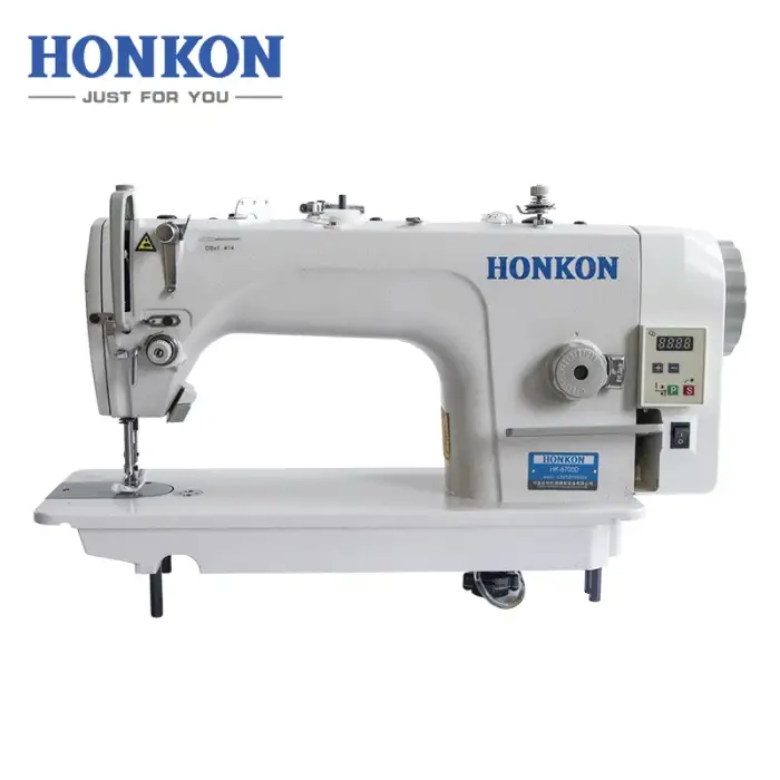 HK-8700D Apparel Machine  High Speed Direct Drive Lockstitch Industrial Sewing Machine Straight Machine