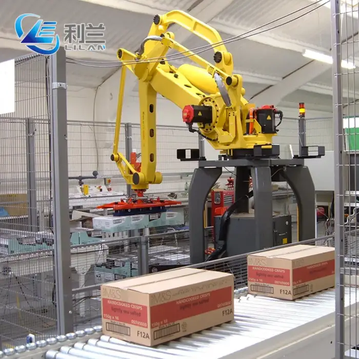 Automatic Carton industrial robot stacking machine for robotic application of packing bags and cartons boxes