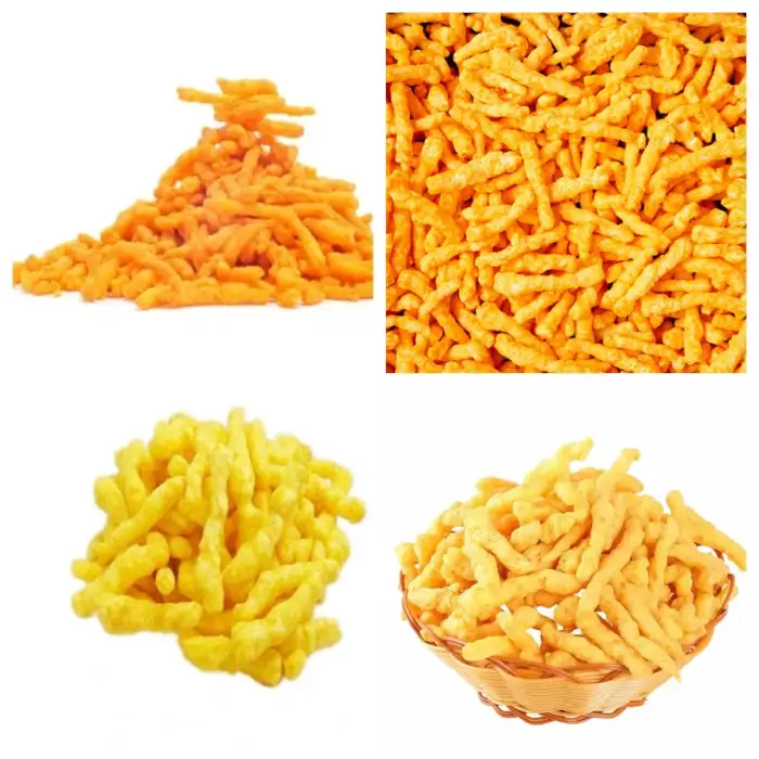 Fully Automat Fried kurkure Extruder Cheetos Sneaks Making machine Nik Nak Production machine