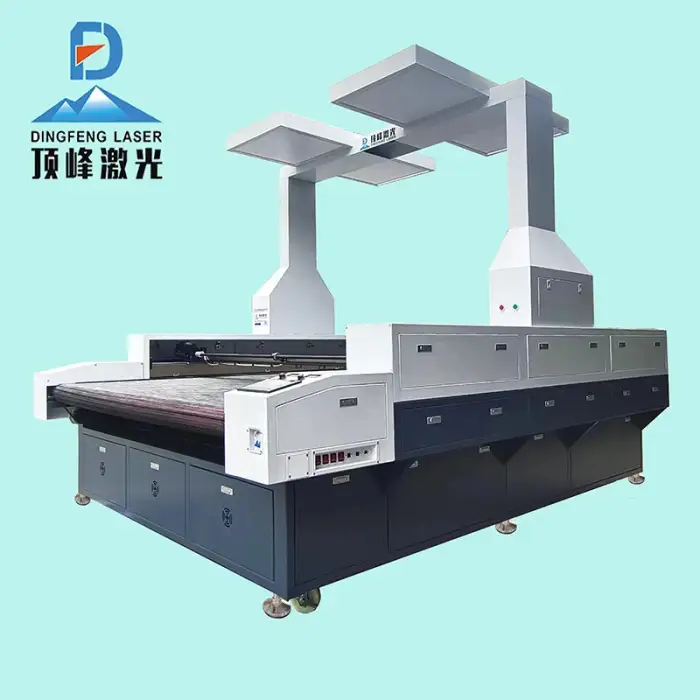 130w clothes cutting machine apparel machinery with automatic feeding system