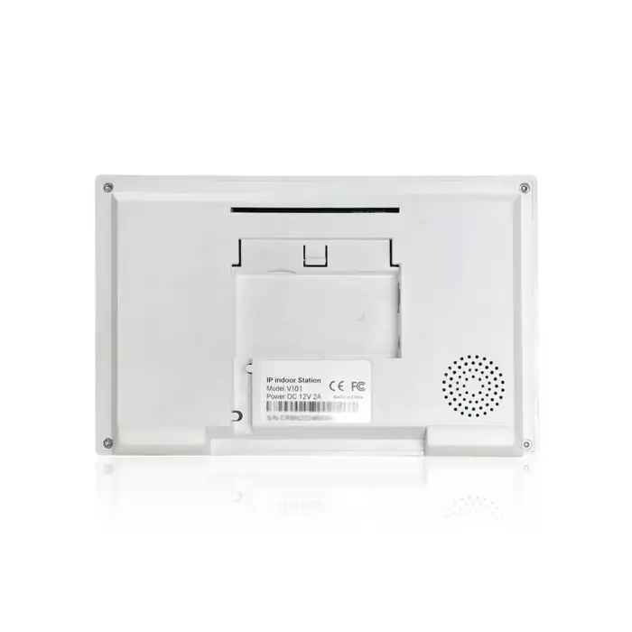 VI01 7 inch Touch screen video intercom system with face access control terminal and IP Camera VI01