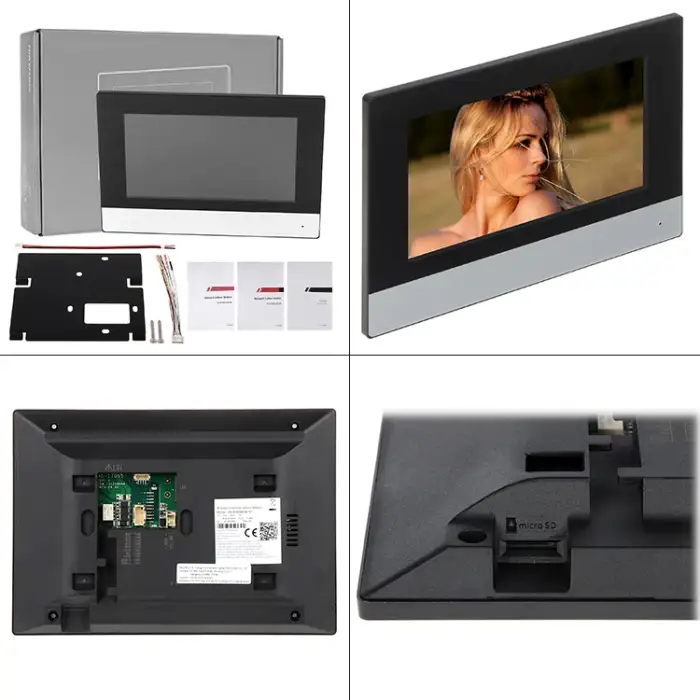 Original Hik oem ds-kh6320-wte2 vision 2-way door intercom system ds-kis602 ds-kis202 video door phone