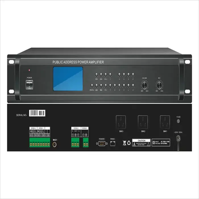 Public Address System Two-way Intercom Wall-Mounted IP Broadcast Terminal