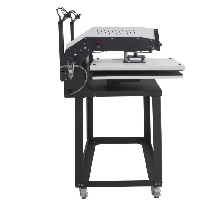 Pneumatic heat press machine Semi-auto Uniform pressure For tshirt heat press 40x50cm(16"x20") with stand