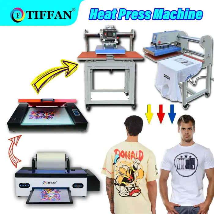 40*60cm Pneumatic Double Station Heat Press Machine