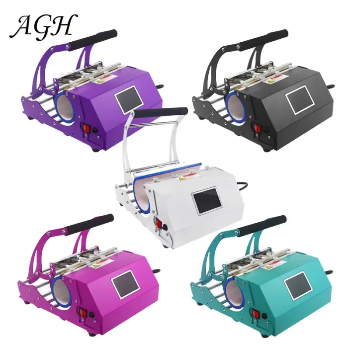 AGH Wholesale All In One 20oz 30oz Sublimation Tumbler Heat Press Machine Printing Machine Heat Pressing Machine For Tumblers