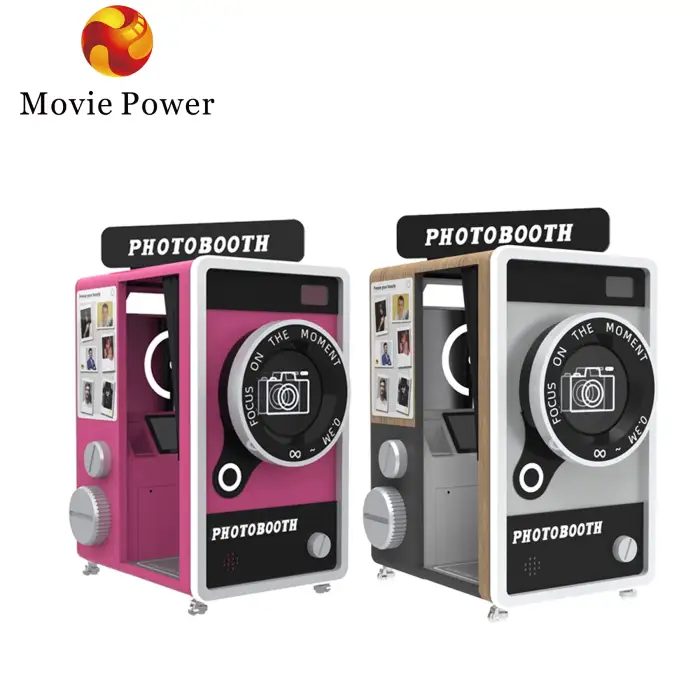 Fully Automatic Photo Booth Vending Machine - Self-Service Instant Print Booth with Payment Processing