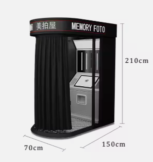 Factory Custom Mirror Photo Booth - Selfie Instant Photo Booth Kiosk for Shopping Mall