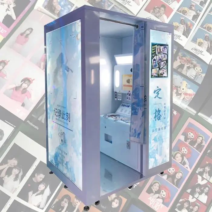 Hot Photo Booth Machine Print Picture Kiosk Selfie Screen/Selfie Booth Machine Photobooth Kiosk/Selfie Kiosk