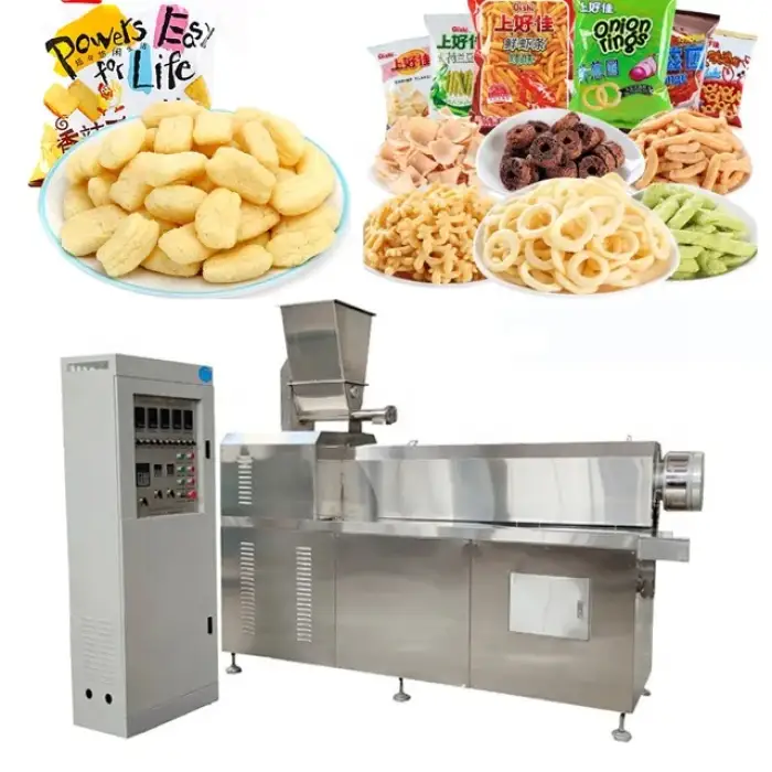 Automatic Corn Puffs Extruder Machine