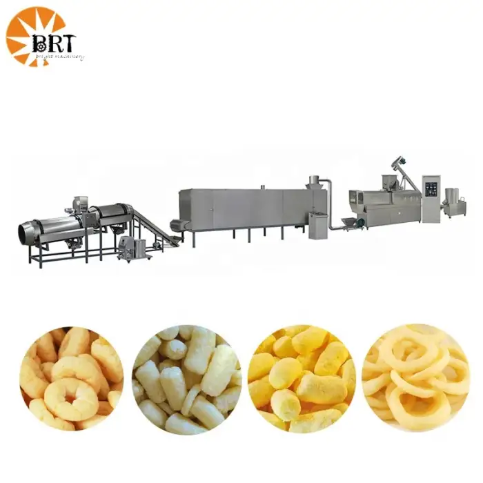 Automatic Corn Puffs Extruder Machine