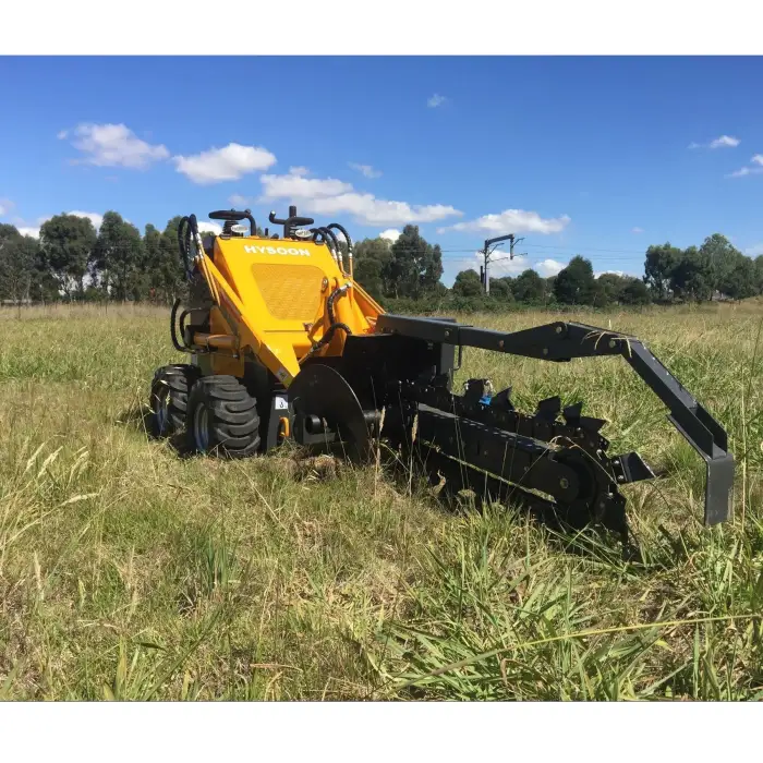 Mini Skid Steer Loader with Trencher