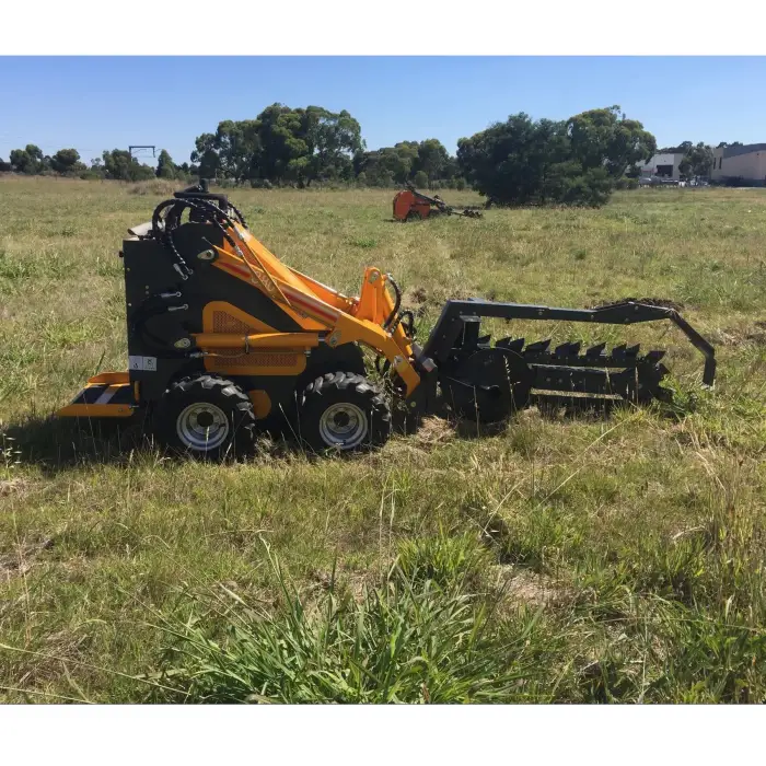 Mini Skid Steer Loader with Trencher