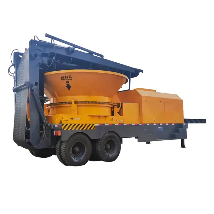 Industrial Disc Wood Crusher Stump Grinder Diesel Crushing Machine