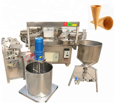 Ice Cream Cone Wafer Biscuit Machine