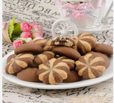 Automatic Chocolate Filled Cookies Making Machine