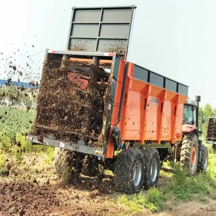 Agricultural Machinery Poultry Dung Manure Muck Solid Granular Organic Fertilizer Spreader