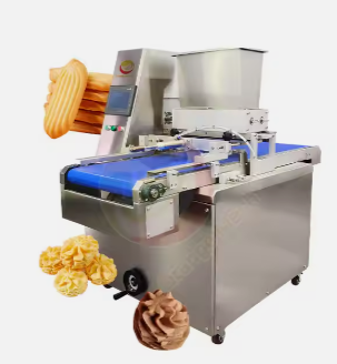 Automatic Decorate Extruder Drop Cutter Depositor Small Macaron Fortune Cookie Biscuit Maker