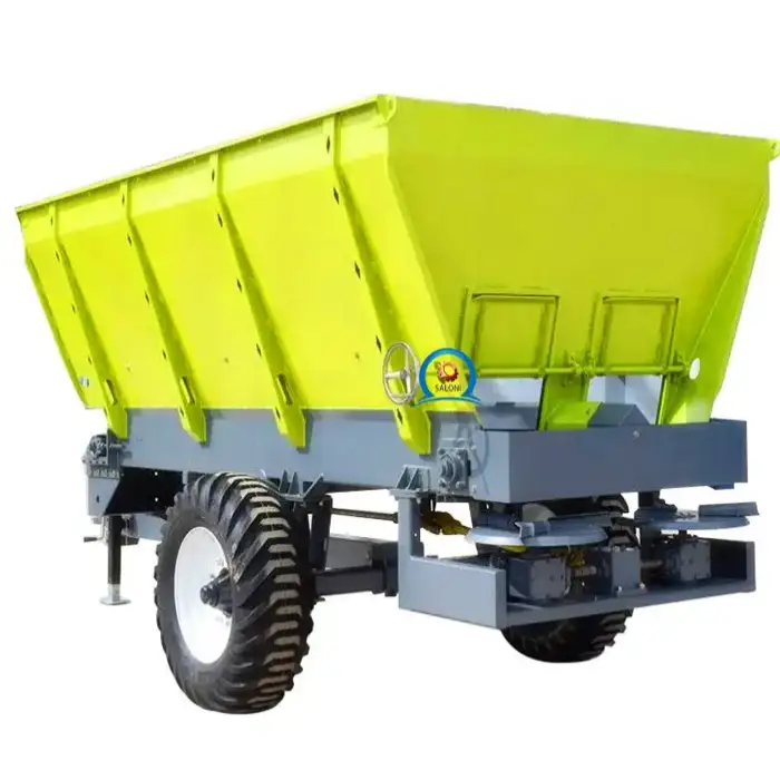 Agricultural fertilizer spreader rear throw fertilizer spreading machine manure spreaders