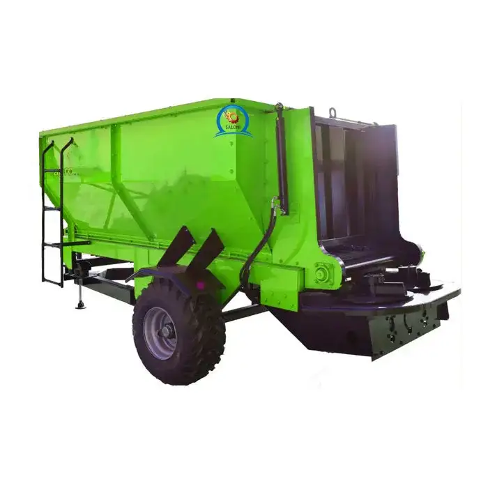 Agricultural fertilizer spreader rear throw fertilizer spreading machine manure spreaders