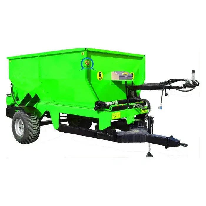 Agricultural fertilizer spreader rear throw fertilizer spreading machine manure spreaders