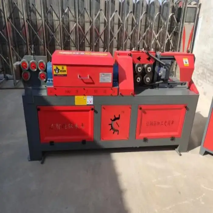 Fully Automatic Rebar Straightening And Cutting Machine