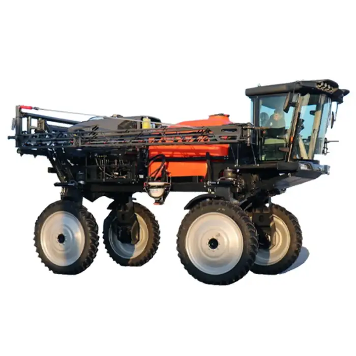 Self propelled garden orchard vineyard vehicle sprayer 3000L a/c cabin high press boom tank machine sprayer Agricultural spray