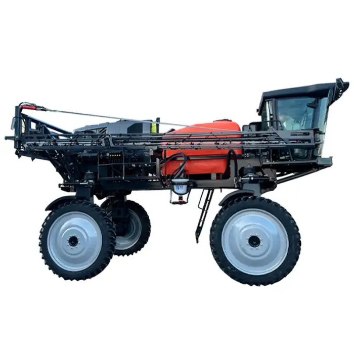 Self propelled garden orchard vineyard vehicle sprayer 3000L a/c cabin high press boom tank machine sprayer Agricultural spray