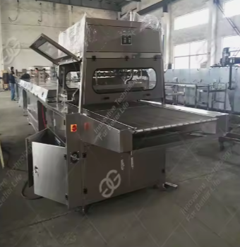 Automatic Chocolate Enrobing Wafer Biscuit Making Machine