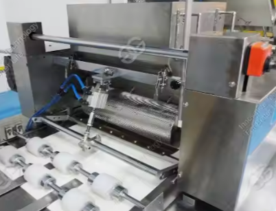 Automatic Chocolate Enrobing Wafer Biscuit Making Machine