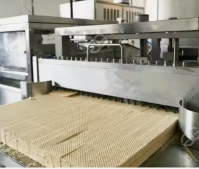 Automatic Chocolate Enrobing Wafer Biscuit Making Machine