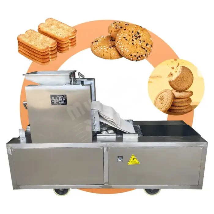 MY Commercial Peach Crisp Rusk Biscuit Make Machine