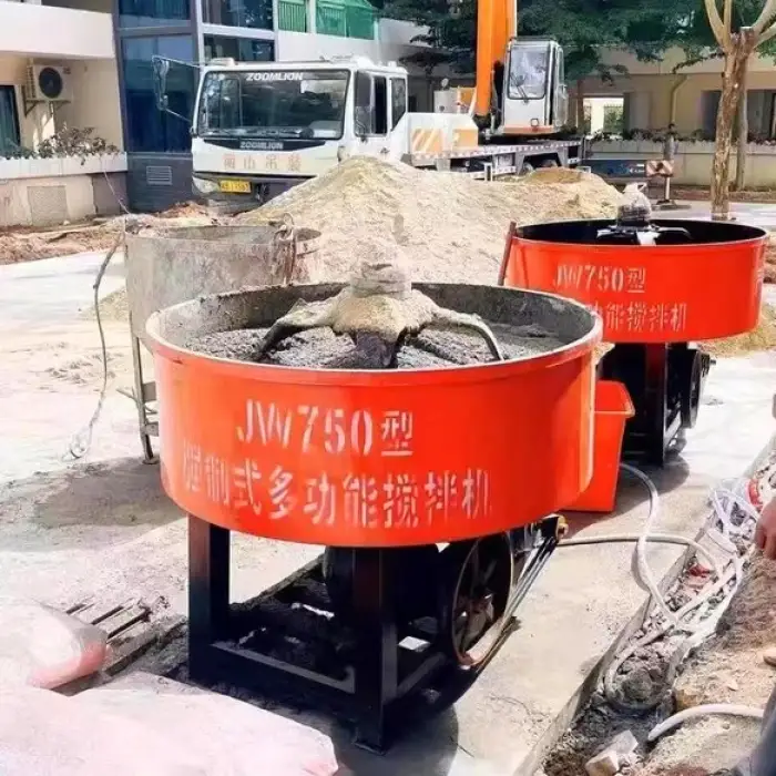 Portable Concrete Pan Mixer