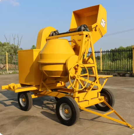 Mini Concrete Mixer with Lift Hopper