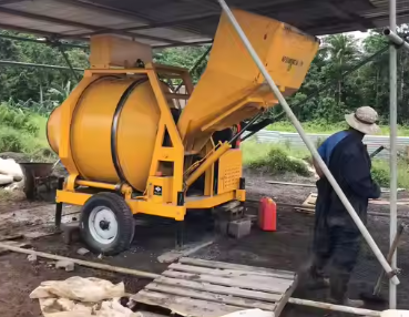 Small Diesel Portable Concrete Mixer