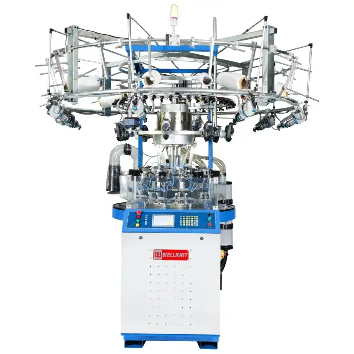 Wellknit 12 Inch Automatic Body Size Seamless Circular Knitting Machine Underwear Knitting Machine