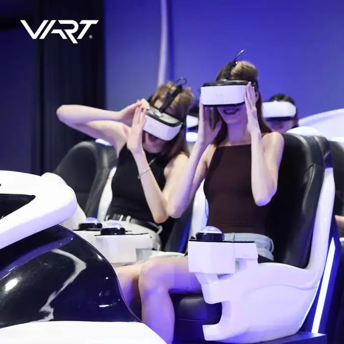 9D Egg VR Cinema 6 Seats Virtual Reality Chair Equipment Simulator Virtual Reality Machine